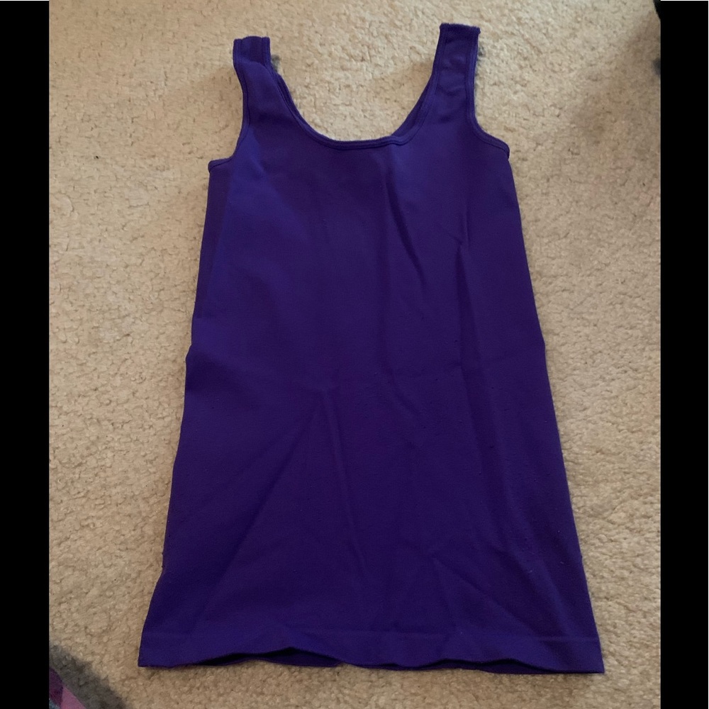 Bebe dark purple tank top